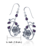 Rose Flowers of Delight Silver Earrings TER1236 - Jewelry