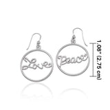 Love and Peace Earrings TER1274 - Jewelry