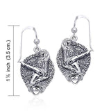 Celtic Knot Claddagh Irish Dancer Silver TER129 - Jewelry