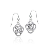 Spiral Celtic Contemporary Silver Earrings TER1318 - Jewelry