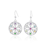 Elemental Flower of Life Earrings TER1446 - Jewelry