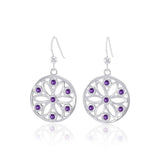 Elemental Flower of Life Earrings TER1446 - Jewelry