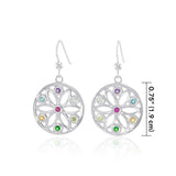 Elemental Flower of Life Earrings TER1446 - Jewelry