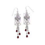Rose Heart Earrings TER146 - Jewelry
