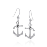 Anchor Sterling Silver Earrings TER1498 - Jewelry