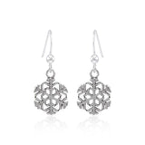 Snowflake Sterling Silver Earrings TER1500 - Jewelry