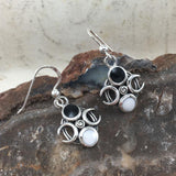 Lunar Cycle Silver Earrings TER1562 - Jewelry