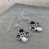 Lunar Cycle Silver Earrings TER1562 - Jewelry