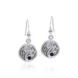Celtic Triquetra Yin Yang Earrings TER1568 - Jewelry