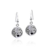 Celtic Triquetra Yin Yang Earrings TER1568