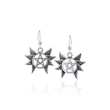 Winged The Star Silver Earrings TER1576
