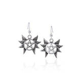 Winged The Star Silver Earrings TER1576 - Jewelry