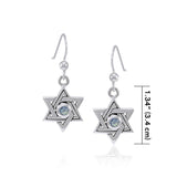 Star of David Silver Earrings TER1588 - Jewelry