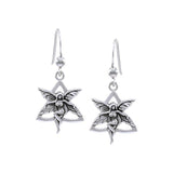 Celtic Fairy Triquetra Earrings TER1594 - Jewelry