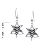 Celtic Fairy Triquetra Earrings TER1594 - Jewelry