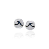 Ocean Wave Post Earrings TER1604 - Jewelry