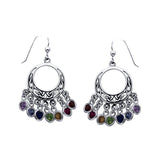 Celtic Chakra Gemstone Earrings TER163