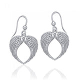 Feel the Tranquil in Angels Wings ~ Sterling Silver Jewelry Earrings TER1671 - Jewelry