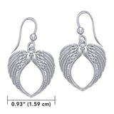 Feel the Tranquil in Angels Wings ~ Sterling Silver Jewelry Earrings TER1671 - Jewelry