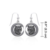 Wolf Sterling Silver Earrings TER1694 - Jewelry