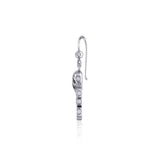 Jellyfish with Celtic Tail Silver Earrings TER1734 - Jewelry