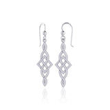 Irish Celtic Knot Sterling Silver Hook Earrings TER1761 - Jewelry