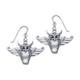 Cari Buziak Owl Silver Earrings TER1823 - Jewelry