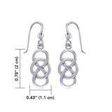 Celtic Infinity Knot Earrings TER1825 - Jewelry
