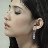Triple The Star Silver Earrings TER1873 - Jewelry