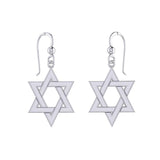 Star of David Silver Earrings TER1890