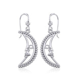 Crescent Moon Sterling Silver Earrings TER1904