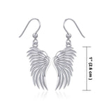 Angels Wings Silver Earrings TER1945 - Jewelry