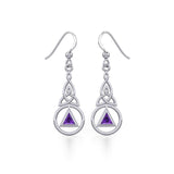 Celtic Recovery Earrings with Gemstone TER1956 - Jewelry