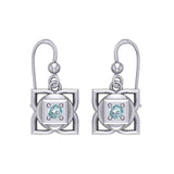 Muladhara Root Chakra Sterling Silver Earrings TER2039 - Jewelry