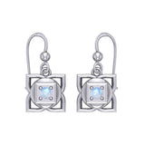 Muladhara Root Chakra Sterling Silver Earrings TER2039 - Jewelry