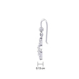 Manipura Solar Plexus Chakra Sterling Silver Earrings TER2044 - Jewelry