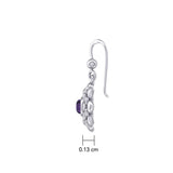 Sahasrara Crown Chakra Sterling Silver Earrings TER2045 - Jewelry