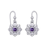 Sahasrara Crown Chakra Sterling Silver Earrings TER2045