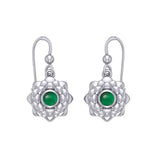 Sahasrara Crown Chakra Sterling Silver Earrings TER2045 - Jewelry