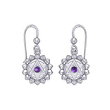 Anahata Heart Chakra Sterling Silver Earrings TER2047 - Jewelry