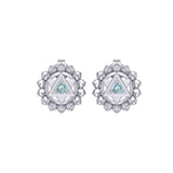 Anahata Heart Chakra Sterling Silver Post Earrings TER2048