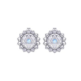 Anahata Heart Chakra Sterling Silver Post Earrings TER2048 - Jewelry