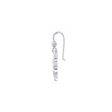 Whale Tail And Heart Earrings TER2164 - Jewelry
