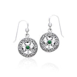 Celtic Knot Shamrock Earrings TER220 - Jewelry