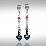 Lighthouse and Heart Silver Earrings TER235 - Jewelry