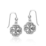 Celtic Knotwork Silver Earrings TER372