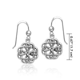Celtic Knotwork Silver Earrings TER372 - Jewelry