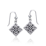 Celtic Knotwork Sterling Silver Earrings TER373