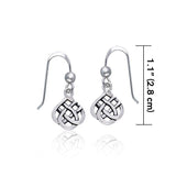Celtic Knotwork Silver Earrings TER375 - Jewelry