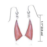 Trillion Cabochon Convex Earrings TER435 - Jewelry